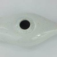 Rose Pearlware Pottery Feeding Bottle