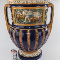 Antique Minton Majolica Pottery Planter Vase