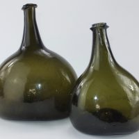 English Bladder Wine Bottle C1725/30