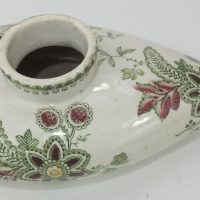 Rare Polychrome Pottery Baby Feeding Bottle