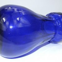 Freeblown Pontil Hyacinth Bulb Glass Vase Loop
