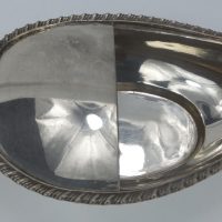 Antique Solid Silver Pap Boat Invalid Feeder Hamilton Calcutta India