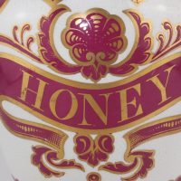 Maroon Pottery Alcock Honey Jar