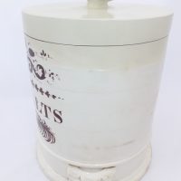 Epsom Salts Creamware Pottery Apothecary Pharmacy Jar
