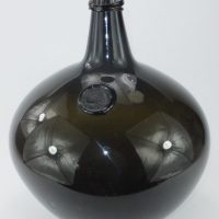 David Manser Sealed Onion Globular Wine Bottle Rye East Sussex
