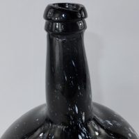 Alloa Nailsea Glass Globular Whisky Rum Bottle Scotland