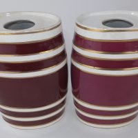 Small Staffordshire Pottery Pub Barrels Bitters