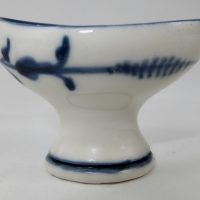 Chantilly Blue & White Porcelain Eyebath France
