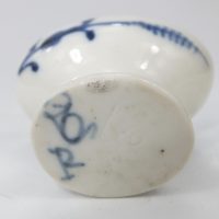 Chantilly Blue & White Porcelain Eyebath France