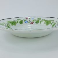 Spongeware Pottery Copeland Soup Plate