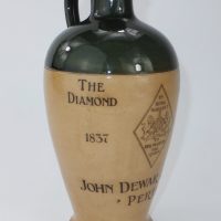 Doulton Saltglaze Diamond 1897 Jubilee Dewars Perth Whisky Jug