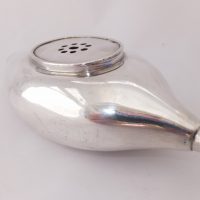Antique Solid Silver Baby Feeding Bottle Pap Boat Bennion Antique Medical Instruments