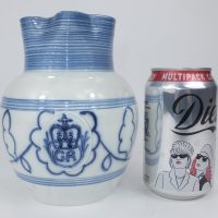 Antique Pearlware Pottery Gr Tavern Ale Jug