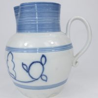 Antique Pearlware Pottery Gr Tavern Ale Jug