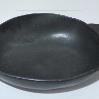 Rare English Pewter Folk Art Heart Pap Boat