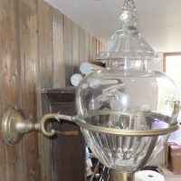 Antique Cut Glass Brandy Dispenser