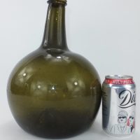 Globular Freeblown Bottle English C1740/60