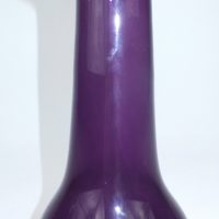Dark Purple Glass Hyacinth Vase