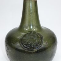 Shaft & Globe Dated Crown Tavern Glass Wine Bottle Oxford 1684