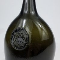 Antique Sealed Bladder Wine Bottle Steven Harris 1756