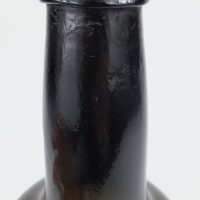 Sealed Black Glass Rum Bottle 1809 Estcourt Gloucestershire