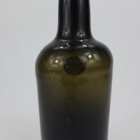 Sealed Black Glass Rum Bottle 1809 Estcourt Gloucestershire