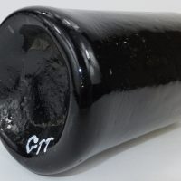 Sealed Black Glass Rum Bottle 1809 Estcourt Gloucestershire