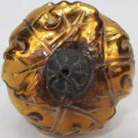 Antique Christmas Gold Grape Glass Kugel