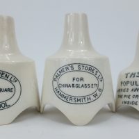 Black & White Improved Pottery Pie Funnel Owen Owen Liverpool