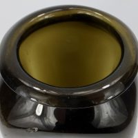 Rare Black Glass Wide Mouth Case Bottle Holland Belgium