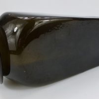 Rare Black Glass Wide Mouth Case Bottle Holland Belgium