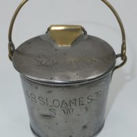 Walker Sloane St Jordan & Sons Tin Cream Can London