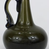 Antique Glass Half Size Serving Onion Wine Bottle