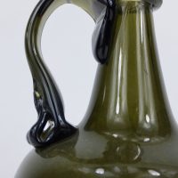 Antique Glass Half Size Serving Onion Wine Bottle