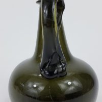 Antique Glass Half Size Serving Onion Wine Bottle
