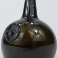 Antique Sealed Glass Onion Bottle I Warren 1764