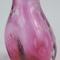 Mathers Manchester Cranberry Glass Baby Feeder