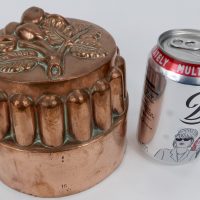 Antique Copper Mould Mold Rose Design