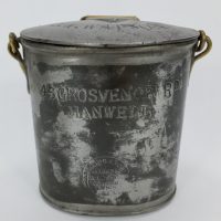 Watson Hanwell Tin Milk Can King & Son East Dulwich