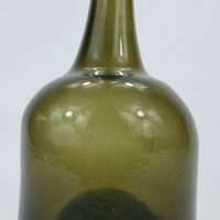 Antique English Glass Mallet Wine Bottle Gall Glass