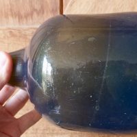 Antique English Glass Mallet Wine Bottle Gall Glass
