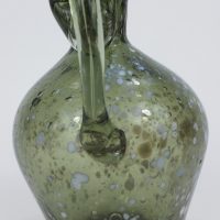 Rare Miniature Nailsea Glass Jug Bottle