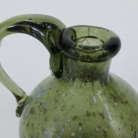 Rare Miniature Nailsea Glass Jug Bottle