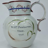 Antique Pearlware Jug William Pemberton Oxon Oxford.
