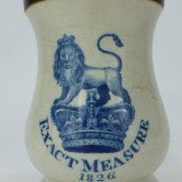 Rare Weights & Measures Act Pottery Gill 1826