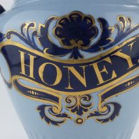 Antique Apothecary Honey Drug Jar Alcock Pottery