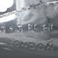 Rare Glass Patent Feeding Bottle James Knott London