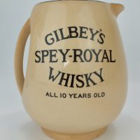 Gilbeys Spey Royal Whisky Water Pub Jug