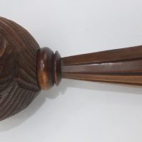 Antique Yew Wood Nautilus Shell Nutcracker