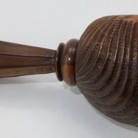 Antique Yew Wood Nautilus Shell Nutcracker